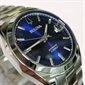 Bulova Surveyor 藍色太陽紋錶盤三針男士自動機械手錶 96B436