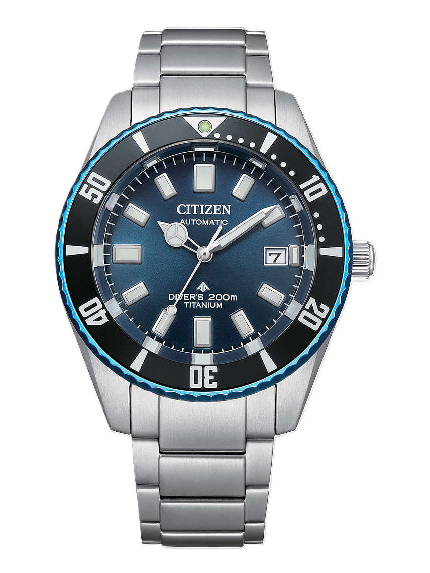 Citizen PROMASTER 35週年全球限量4,500枚超級鈦金屬男士自動機械手錶 NB6026-56L