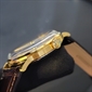Orient Classic Collection Bambino V2 White Dial Gold Bezel Leather Strap Men's Mechanical Watch FAC00007W0