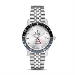 Zodiac Super Sea Wolf GMT Automatic Stainless Steel Watch ZO9415