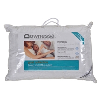 Downessa Microfibre Firm Pillow King Wing On Netshop