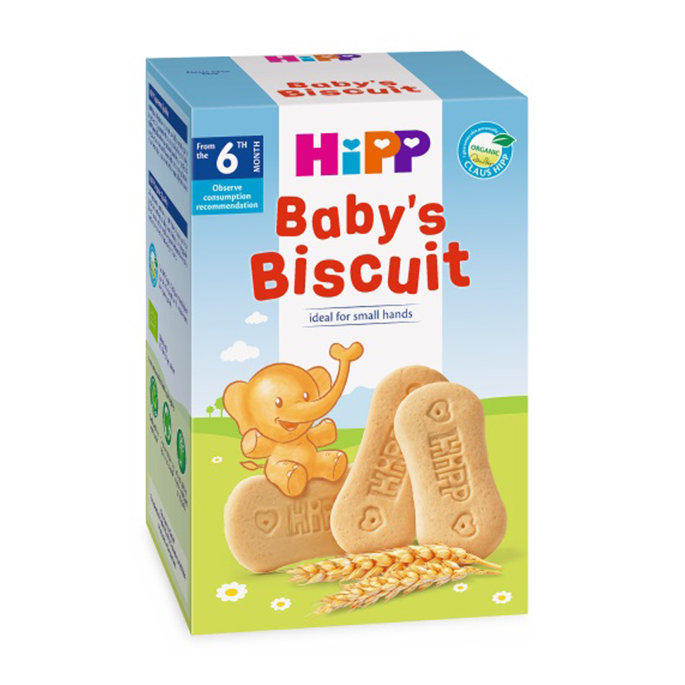 Hipp 6個セット HiPP Organic Baby Biscuit (6pcs) x 2.--Wing On NETshop