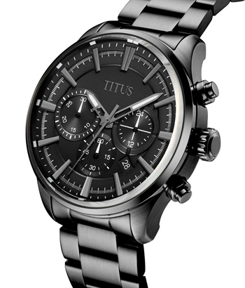 Solvil et Titus Saber Chronograph Quartz Stainless Steel Watch [W06-03082-016]