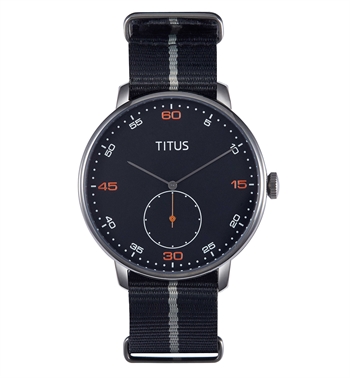 Solvil et Titus Nordic Tale 2 Hands Small Second Quartz NATO Strap Watch [W06-03110-003]