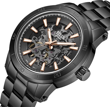 Aspira 3 Hands Mechanical Stainless Steel Watch 