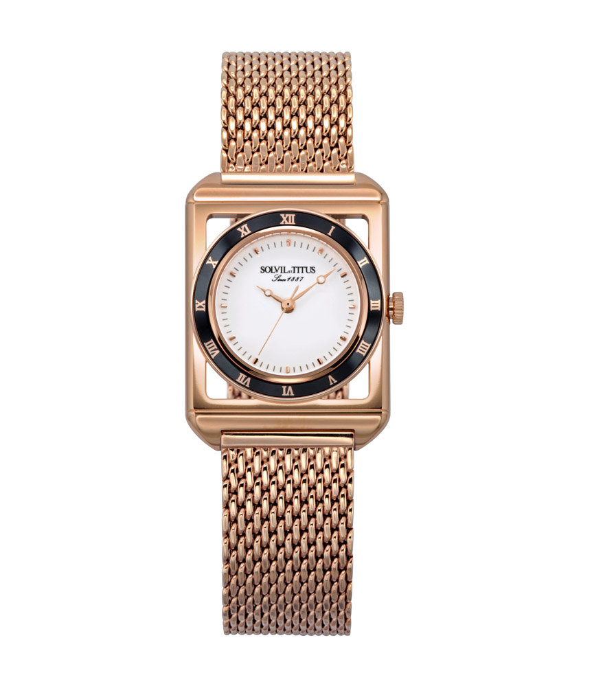 Titus rose gold watch sale