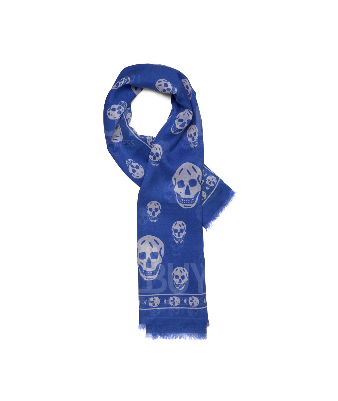骷髅头骨图桉围巾