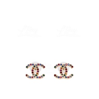 Chanel 金色彩虹耳環 AB5239