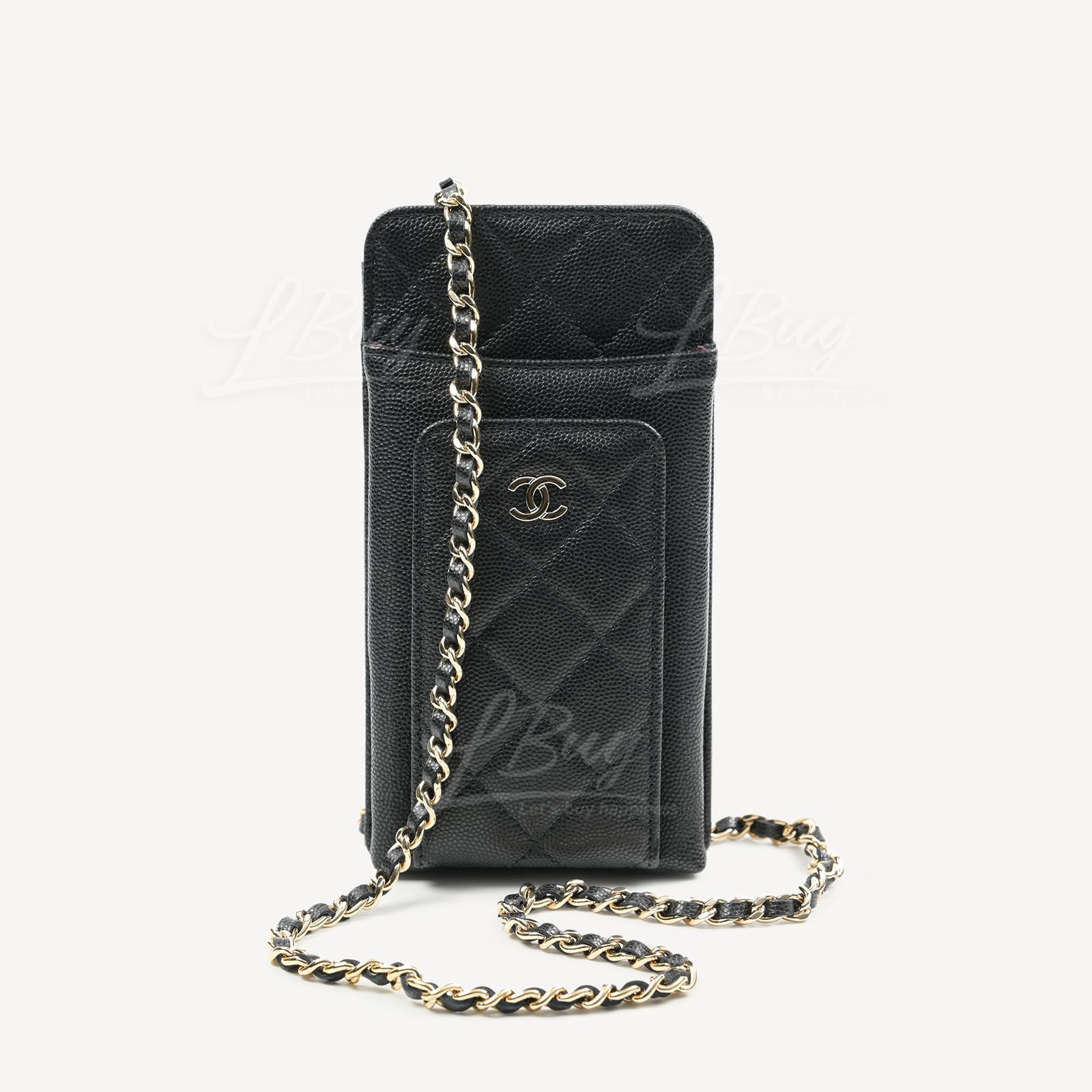 Chanel Phone Bag Gold CC Logo AP0990