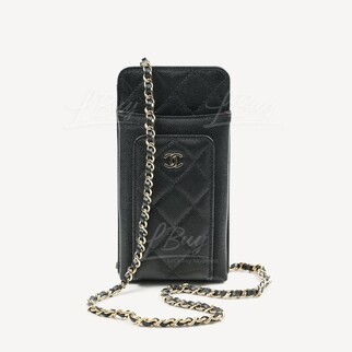 Chanel Phone Bag 手机袋 金色CC Logo