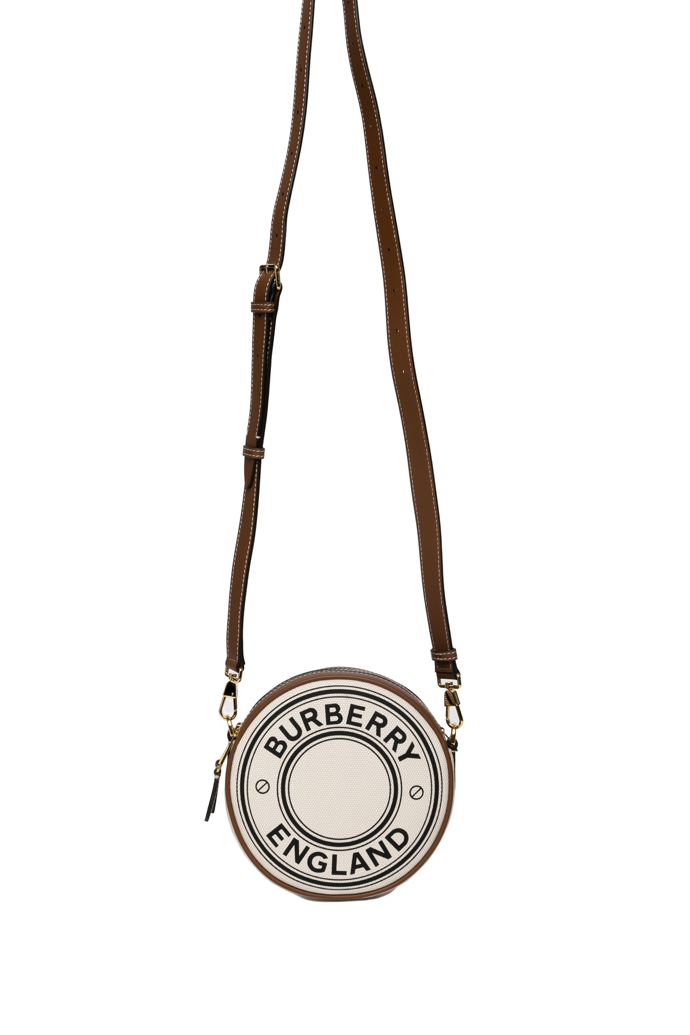 BURBERRY-Logo Graphic Canvas And Leather Louise Bag Crossbody bag