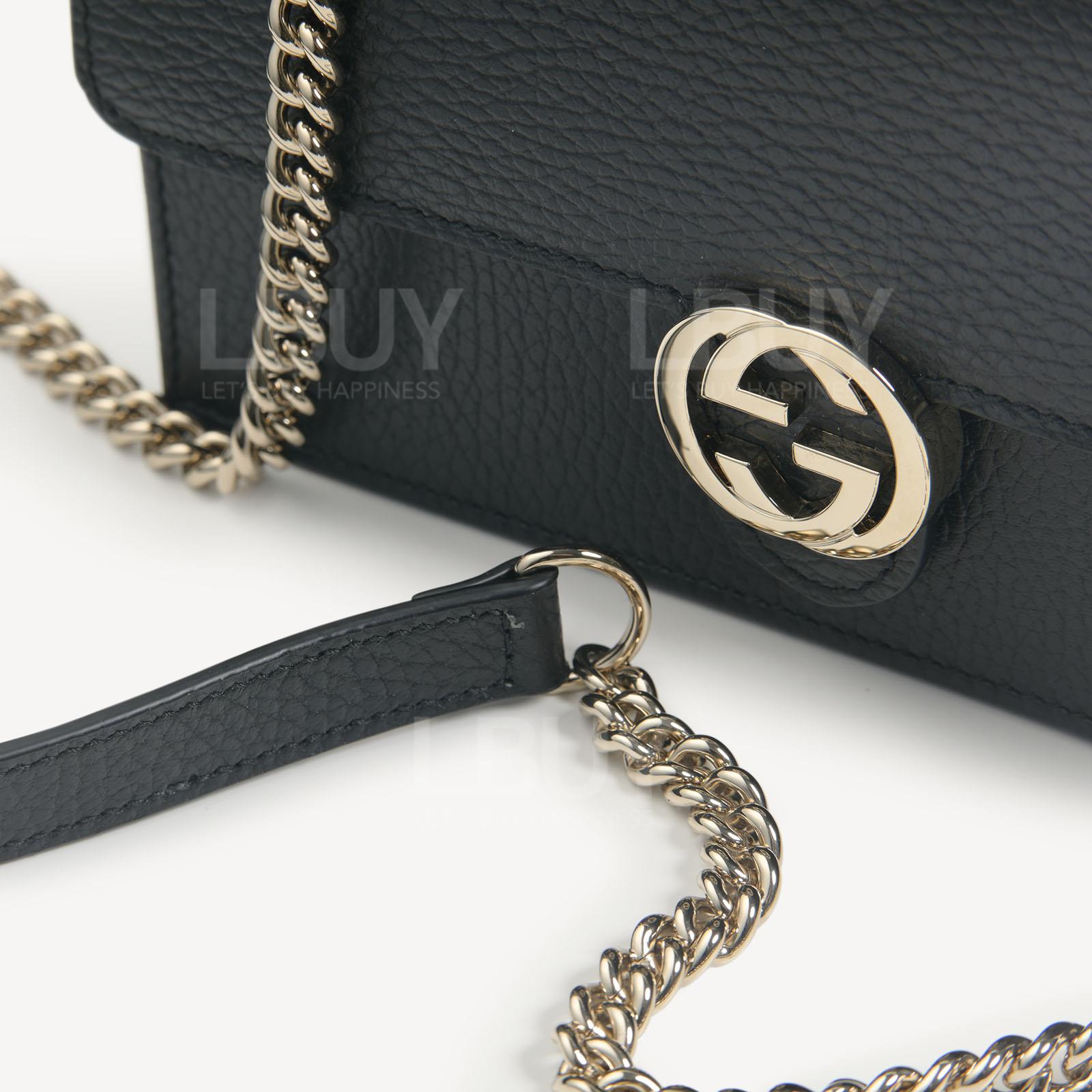 Gucci Interlocking G Leather Wallet 
