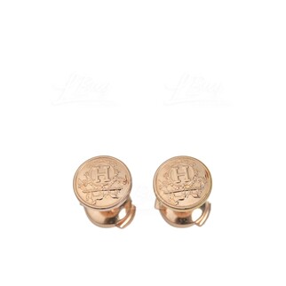Hermes Ex-Libris Earrings 18K 750, 1000 玫瑰金耳環
