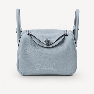 Hermes Lindy Mini Bag 08 Bleu Pale