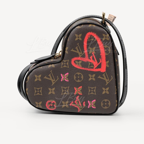 Louis vuitton discount heart monogram bag