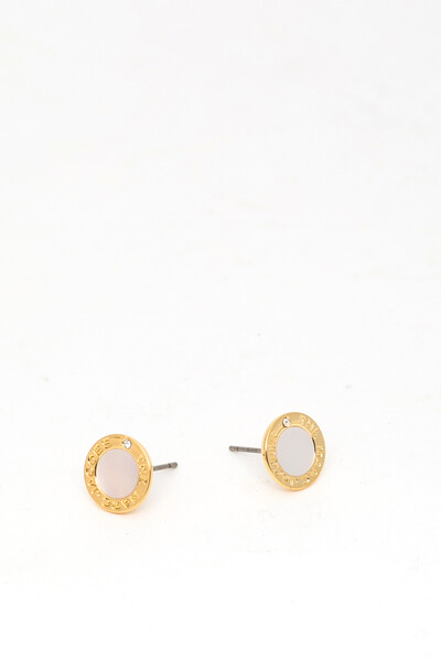 MARC JACOBS-The Medallion Mother Of Pearl Earrings Stud earrings