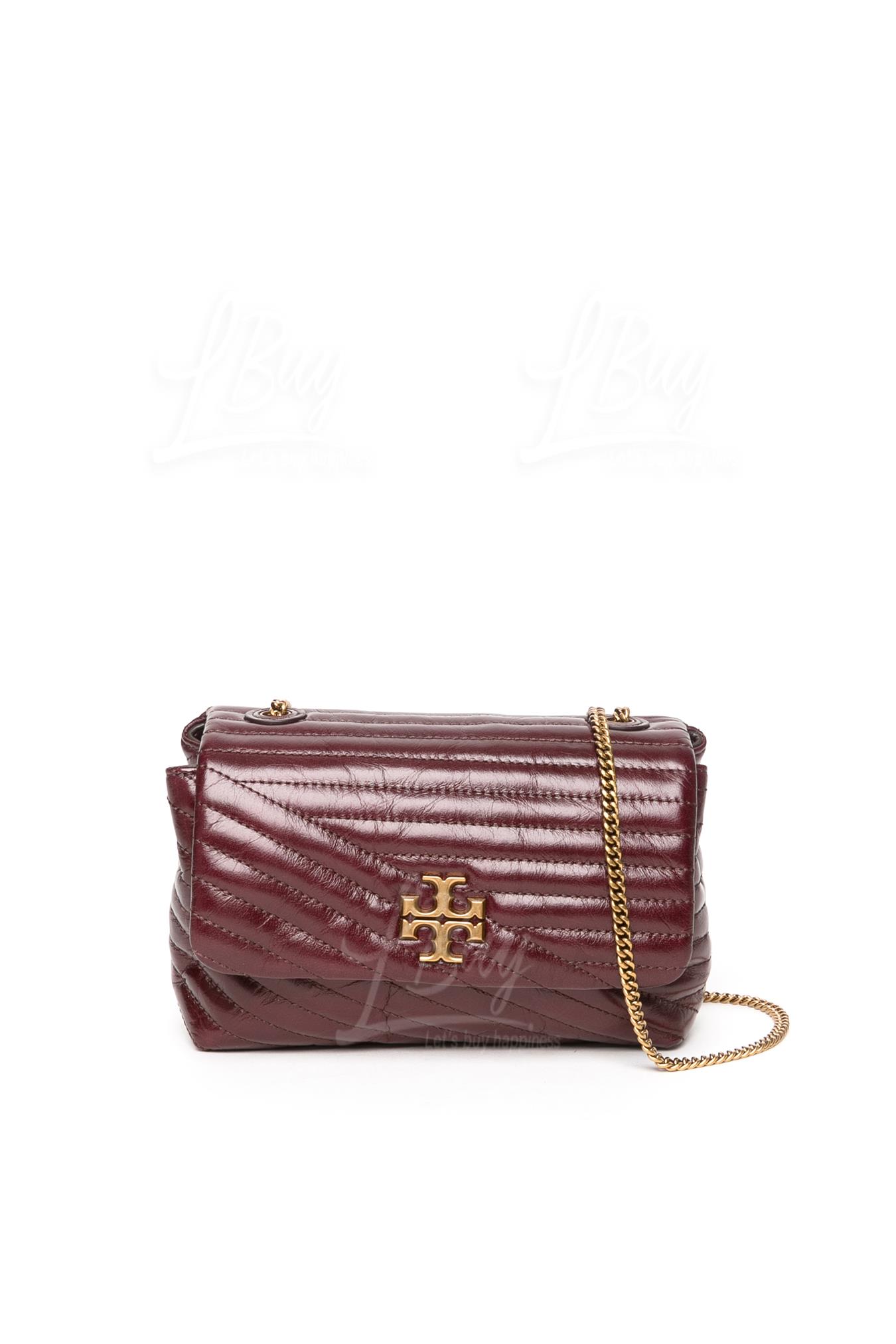 Tory Burch Fig Kira Chevron Glazed Small Camera Bag