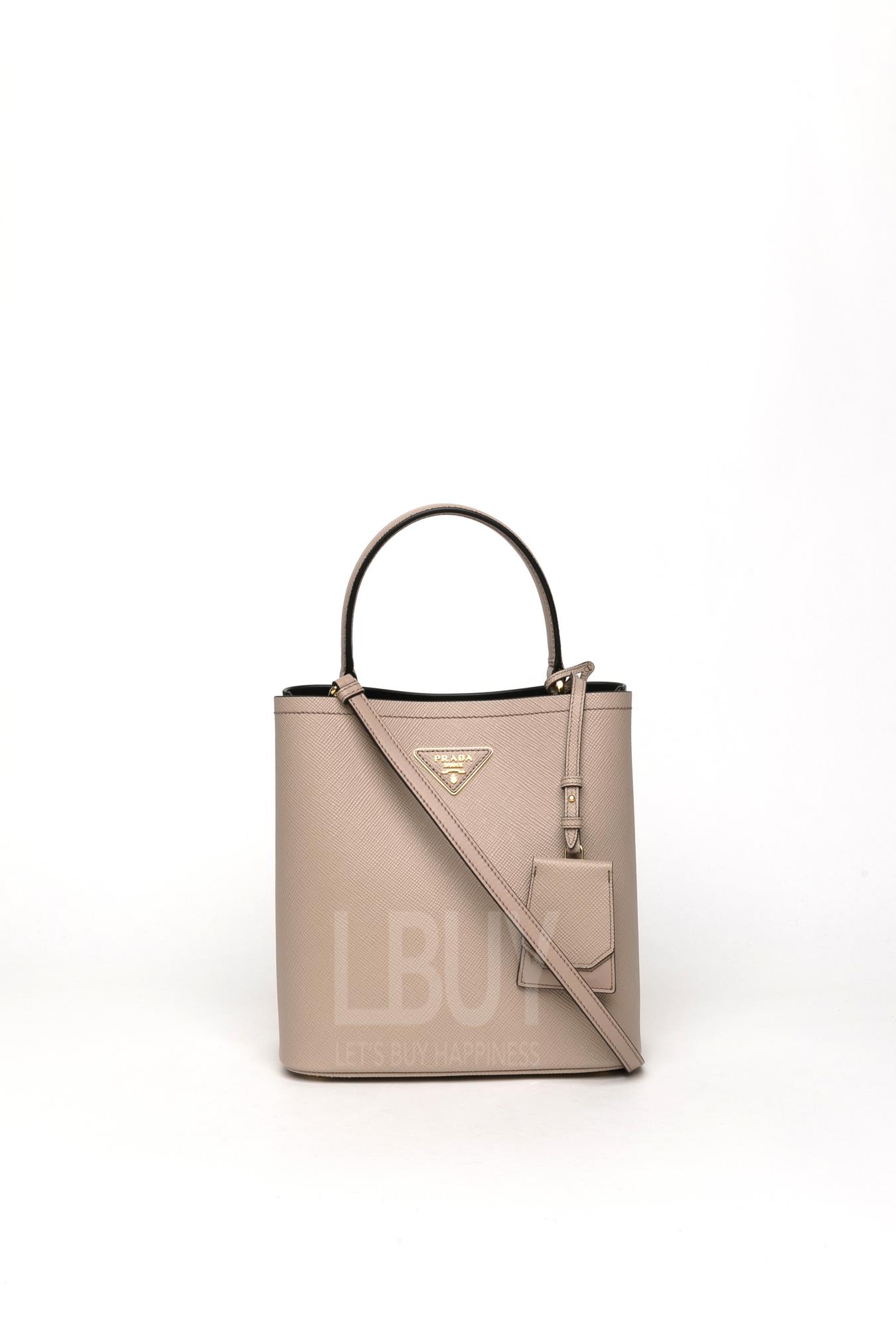 MEDIUM SAFFIANO LEATHER PRADA PANIER BAG 斜背包/手提包