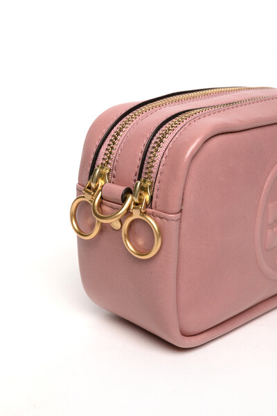 Tory Burch Perry Bombe Glazed Mini Bag in Pink
