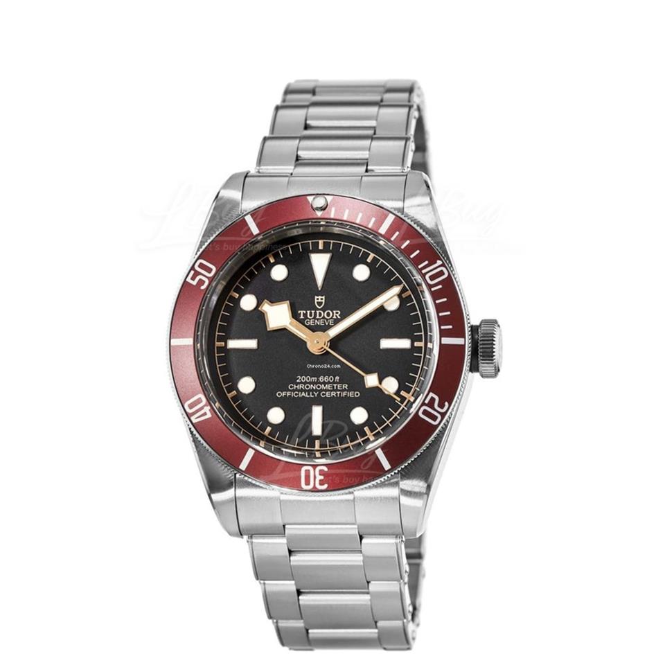 Tudor M79230R-0012 Black Bay 41 Automatic Red Bezel Steel Men's Watch