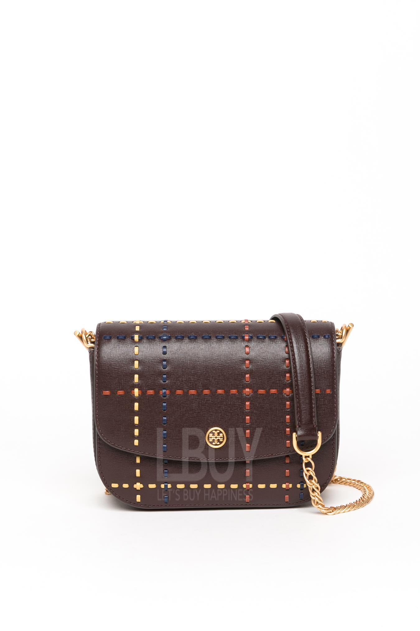 Robinson Woven Plaid Convertible Shoulder Bag 鏈條袋/單肩袋