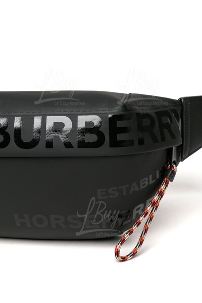 BURBERRY SONNY Bum Bag Black [Man] Elsa Boutique