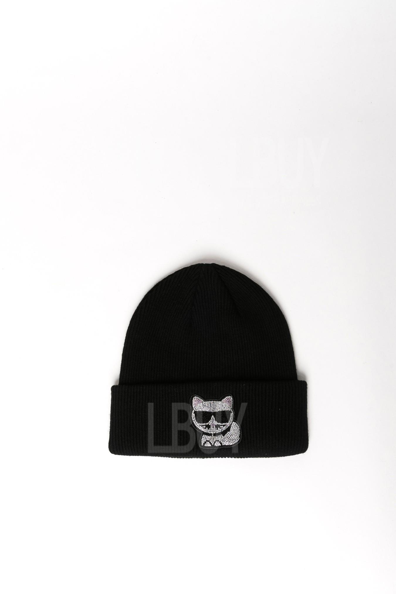 K/ikonik Choupette Rhinestone Beanie 冷帽