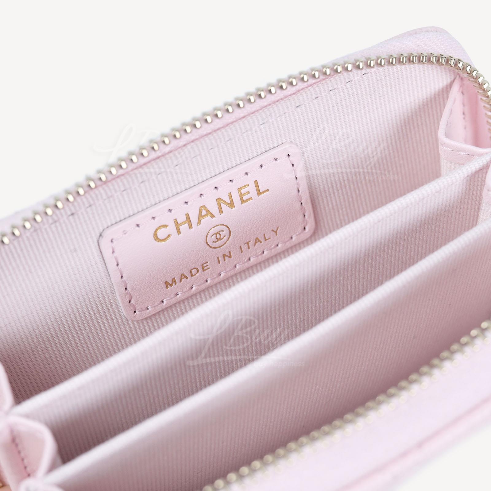 Chanel 2023 Classic Zipped Coin Purse Coin Pouch - Pink Wallets,  Accessories - CHA883779