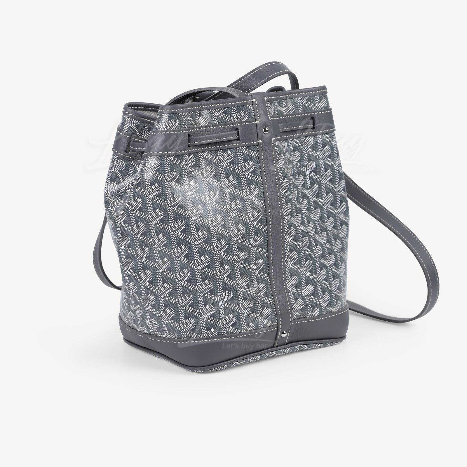 GOYARD Coated Canvas/Cow Leather Petit Flot Bucket Bag Silver Buckle B –  Brand Off Hong Kong Online Store