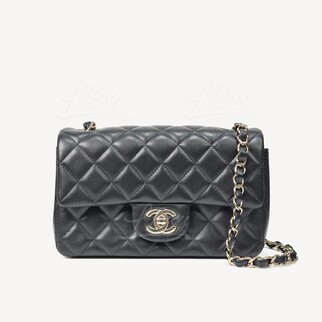 Chanel 經典20cm黑色垂蓋手袋 A69900