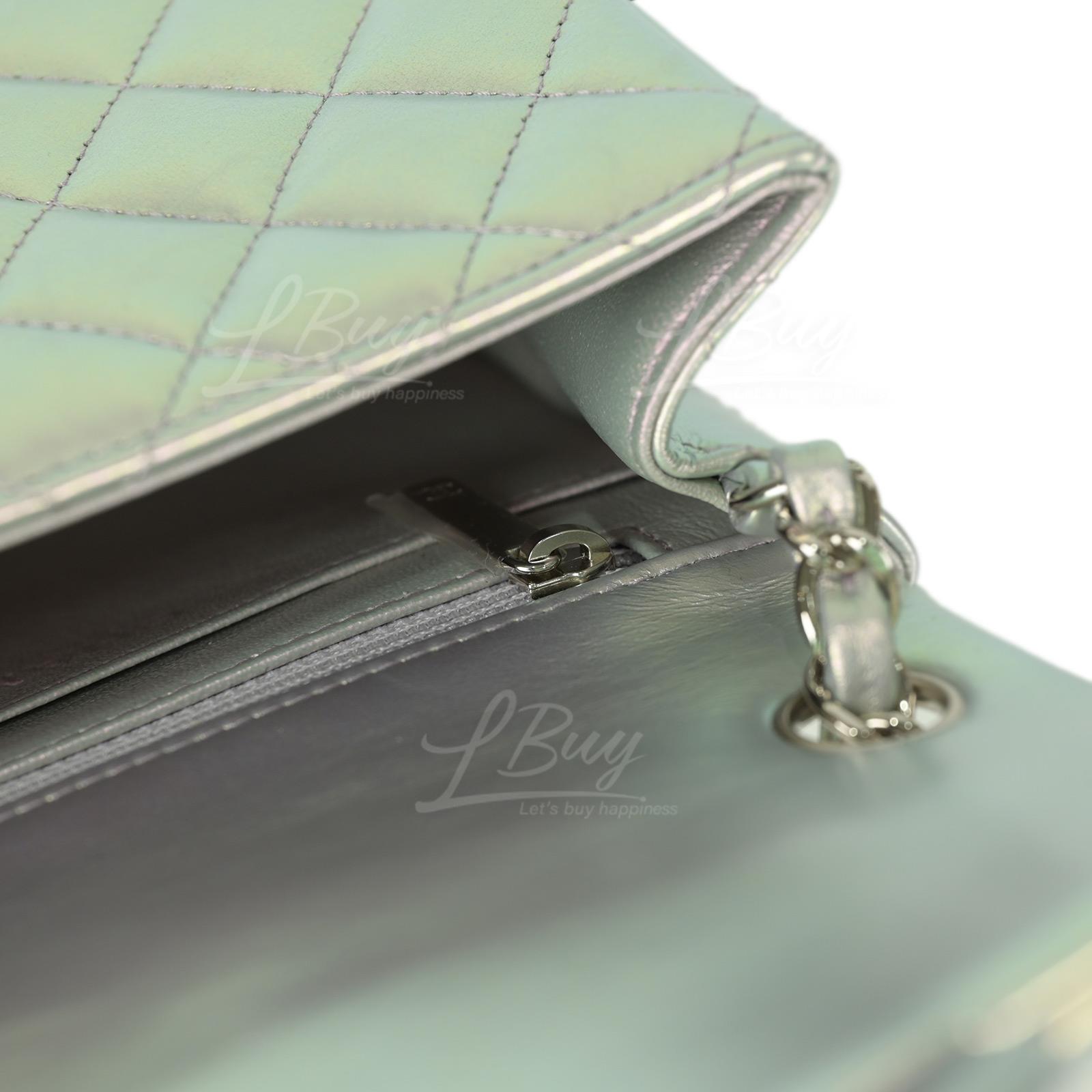Túi Chanel Classic Handbag Lambskin Sky Blue A01112-Y04059-NA104