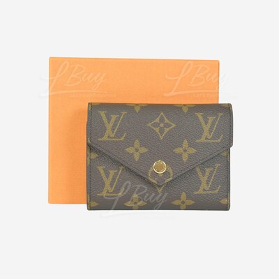 Victorine Wallet Monogram in Rose - Small Leather Goods M62360