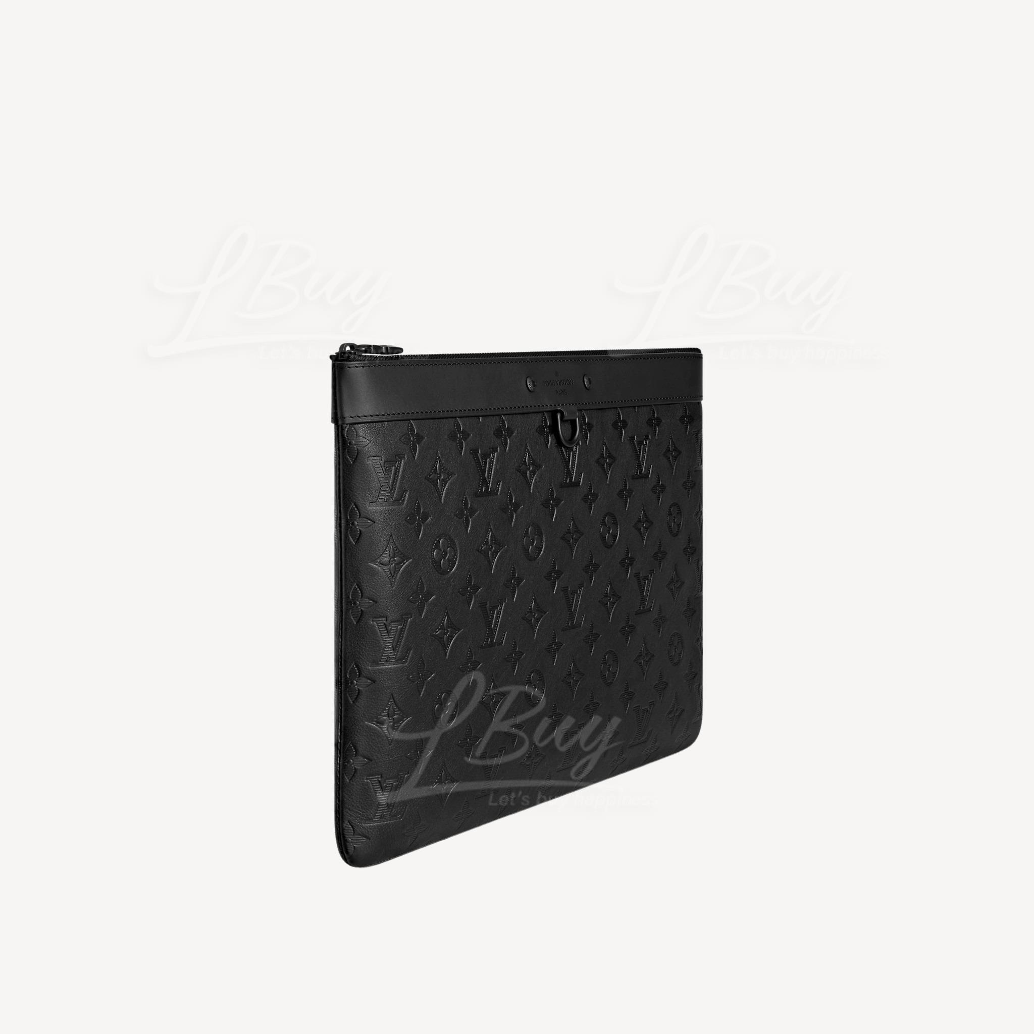 Louis Vuitton Black Monogram Shadow Discovery Pochette