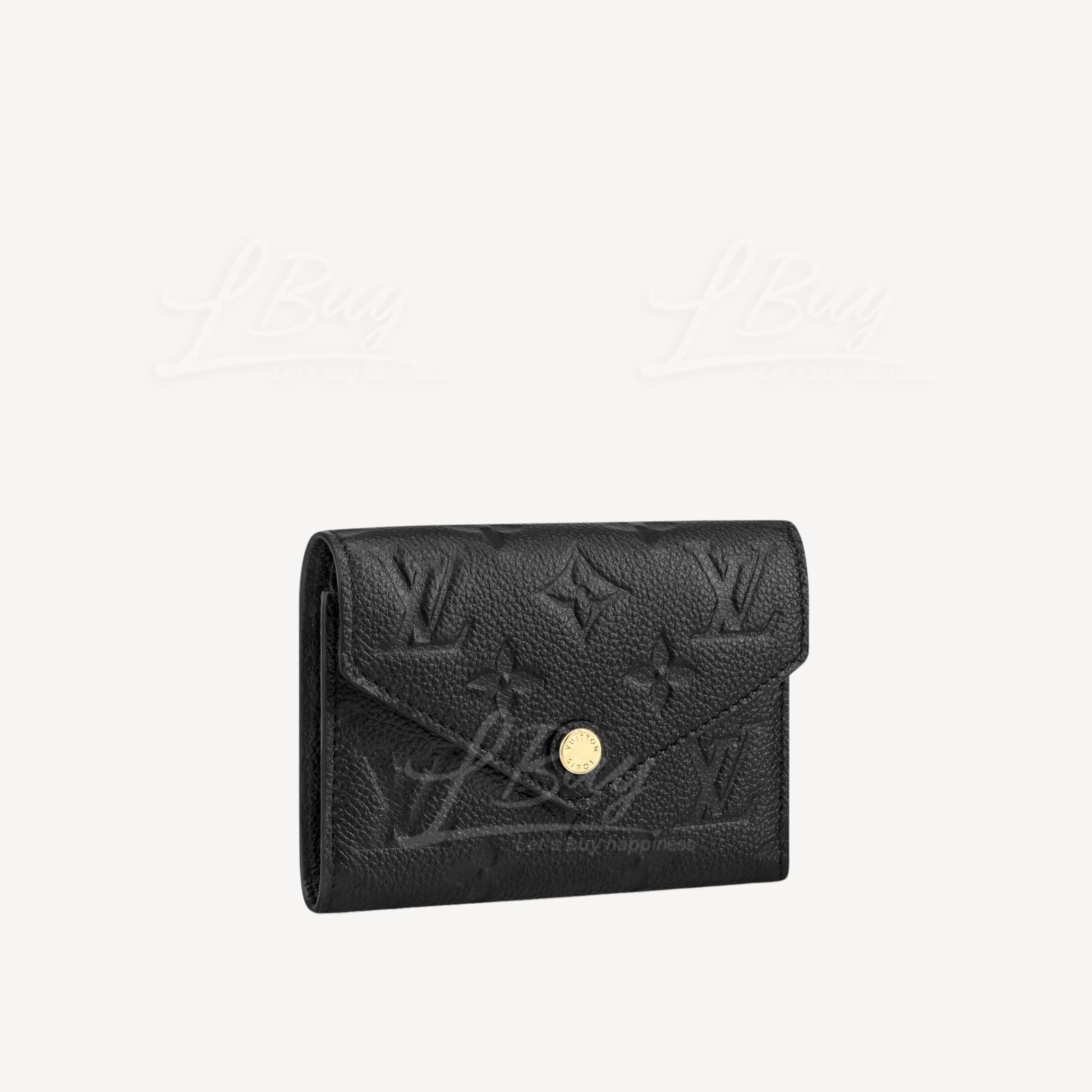 Louis Vuitton Victorine Wallet Wine Monogram Empreinte