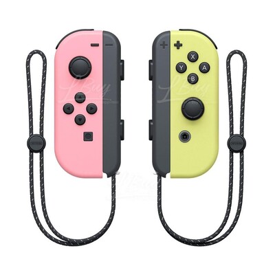 任天堂-Switch Joy-Con 控制器配件-（L）淡雅粉紅（R）淡雅黃