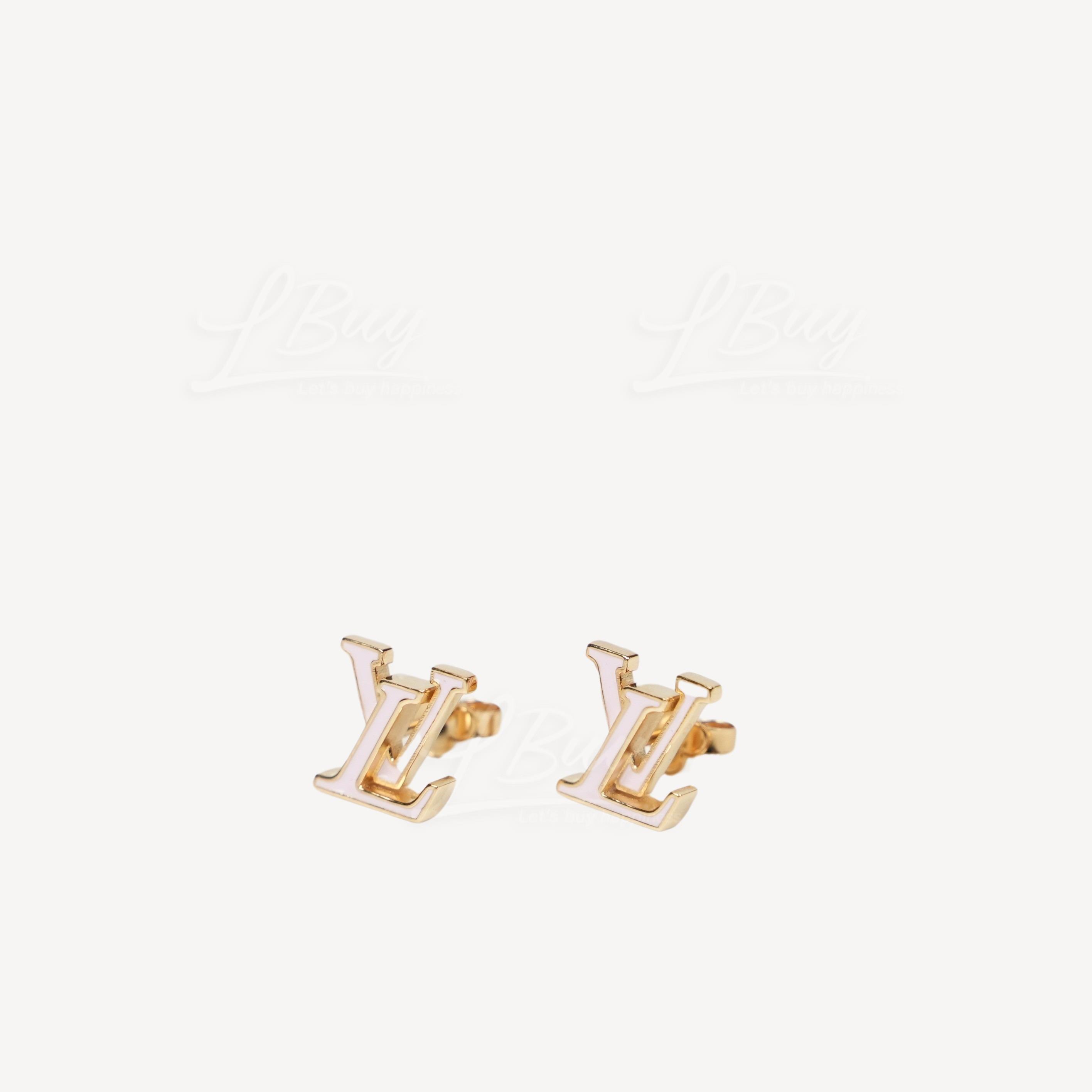 M01135 Louis Vuitton LV Iconic Enamel Earrings, Luxury, Accessories on  Carousell