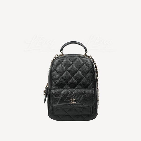 Chanel grained outlet calfskin backpack