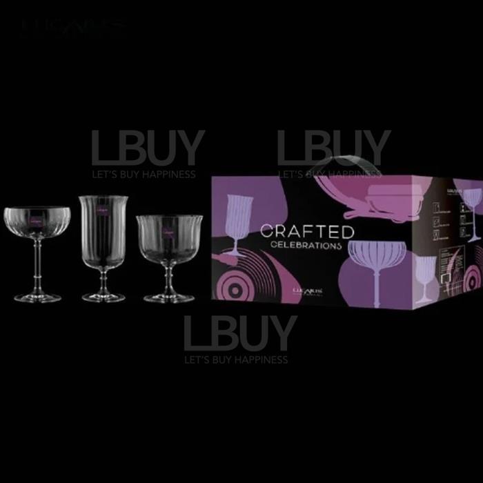 Lucaris Crafted Celebrations Cocktail Glass Set 3款2套(6pcs)