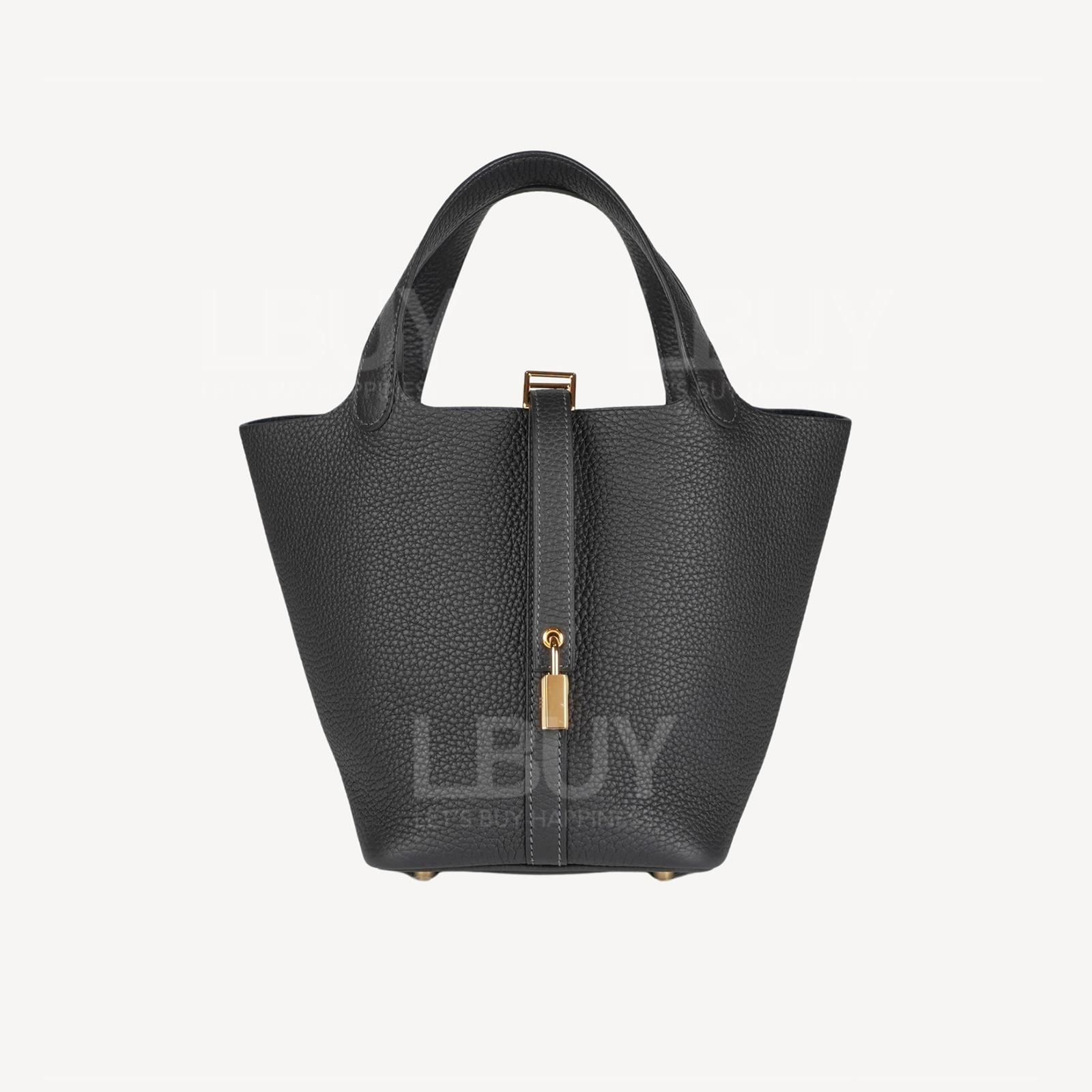 Hermes Picotin Lock 18 Bag Caban ghw