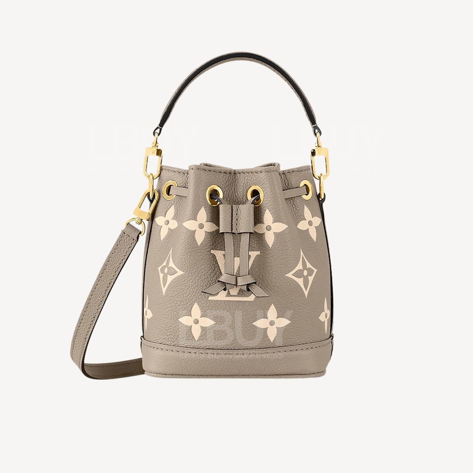 LV Nano Noe 灰色手袋斜揹袋 M46291