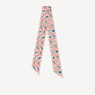 Hermes Couvertures et Tenues de Jour Twilly  賽馬服飾和配件 玫瑰粉 藍色 綠色