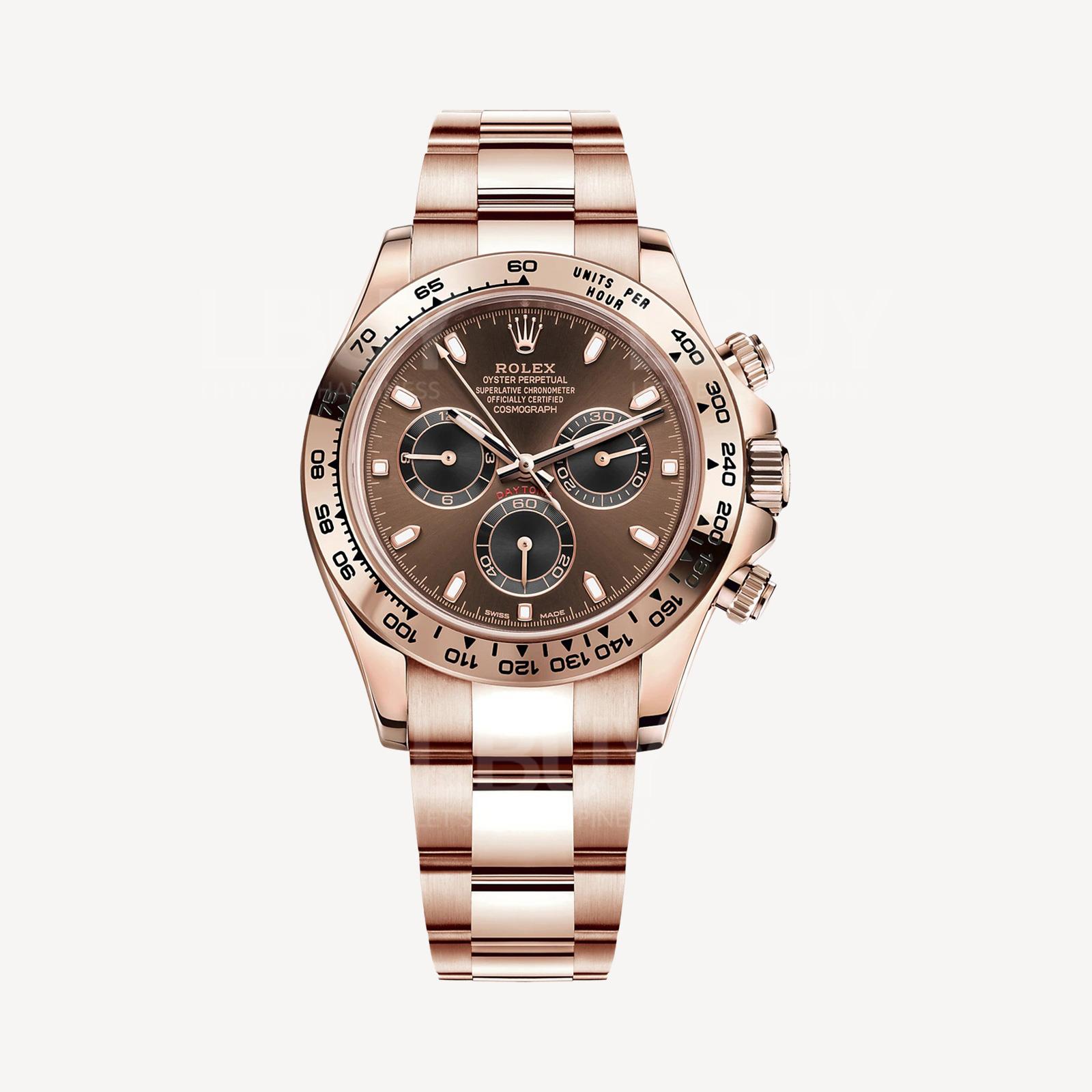 Rolex 勞力士 116505 Daytona Everose Gold Chocolate Dial 錶