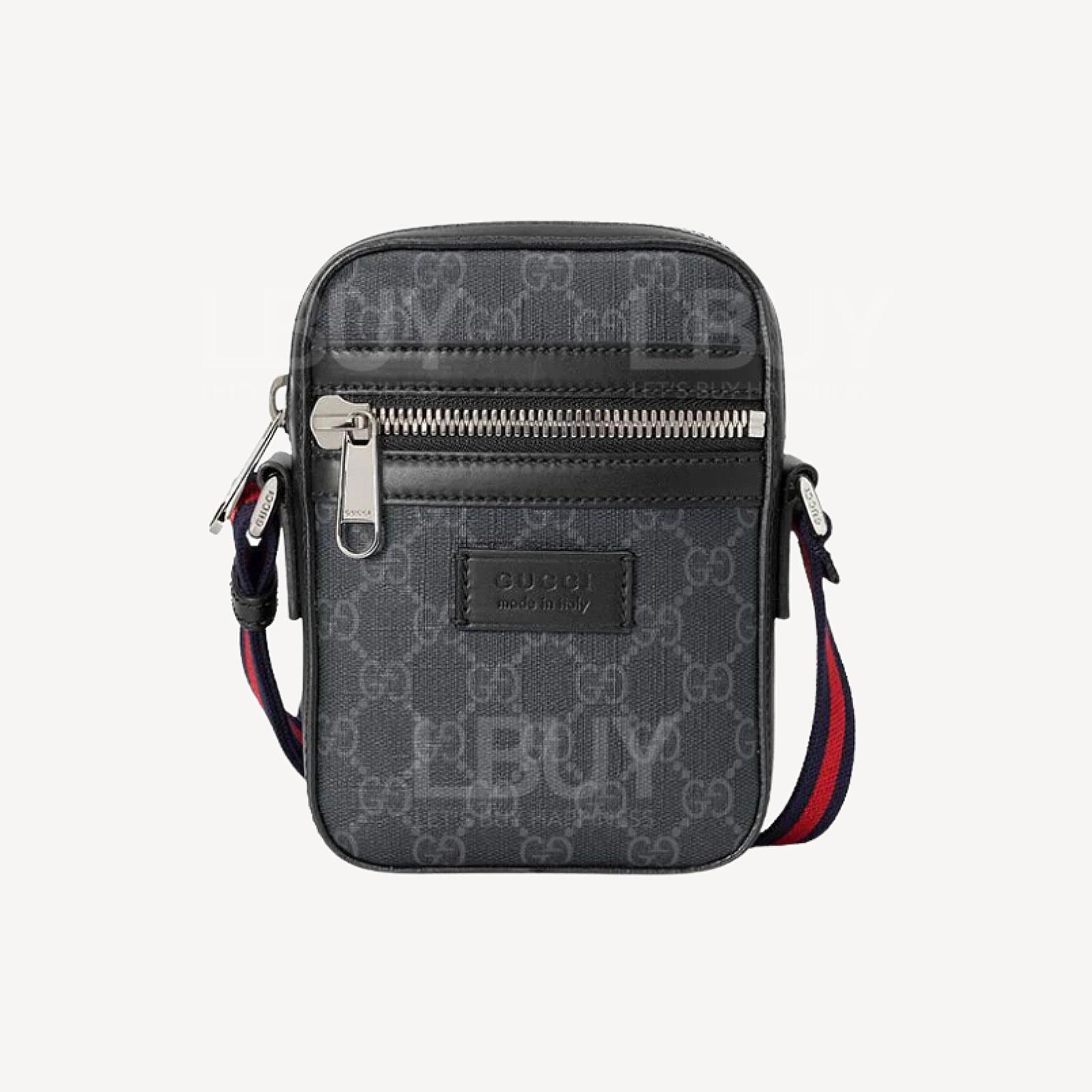 Gucci GG Logo Small Messenger Bag Black 682357