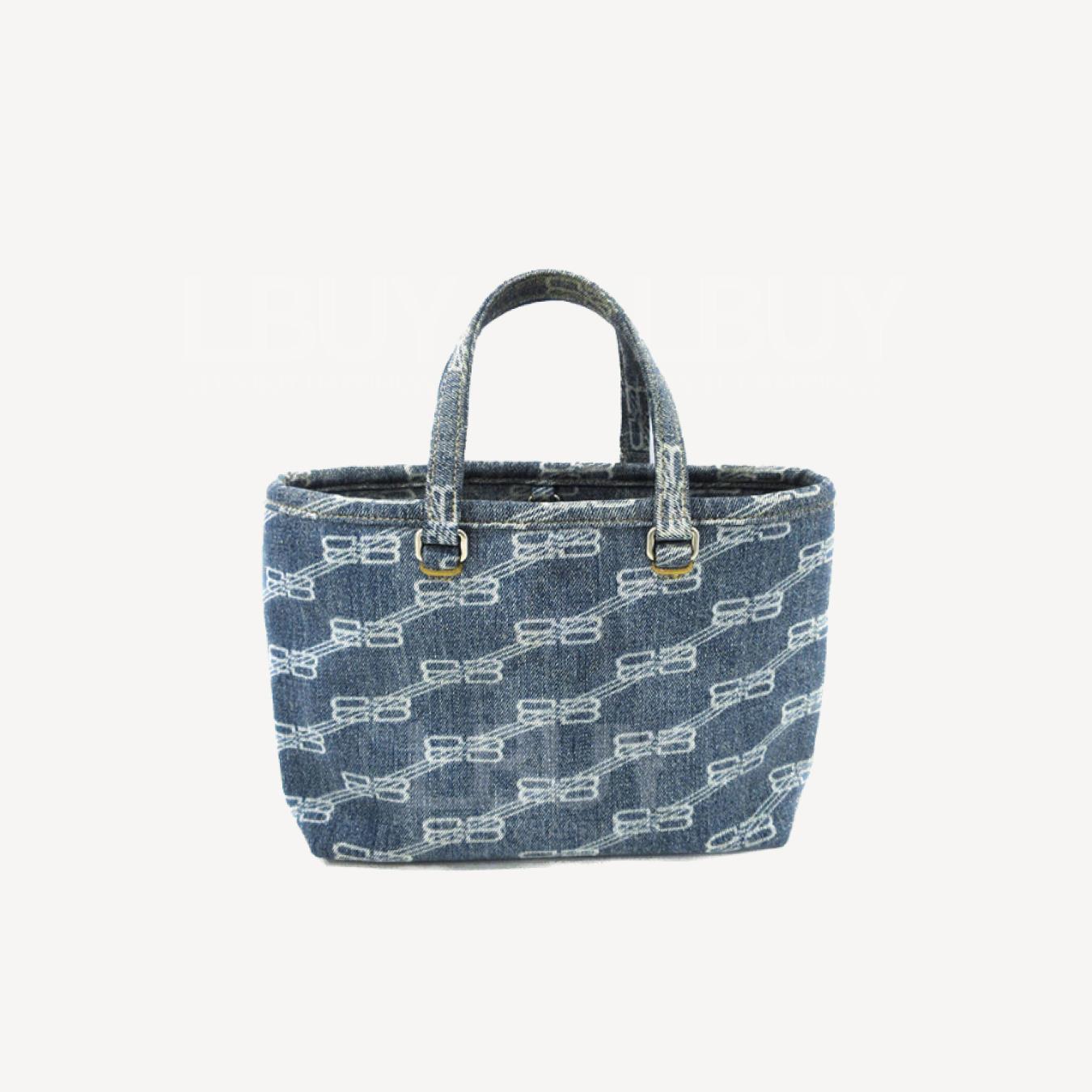 BALENCIAGA BB MONOGRAM DENIM S