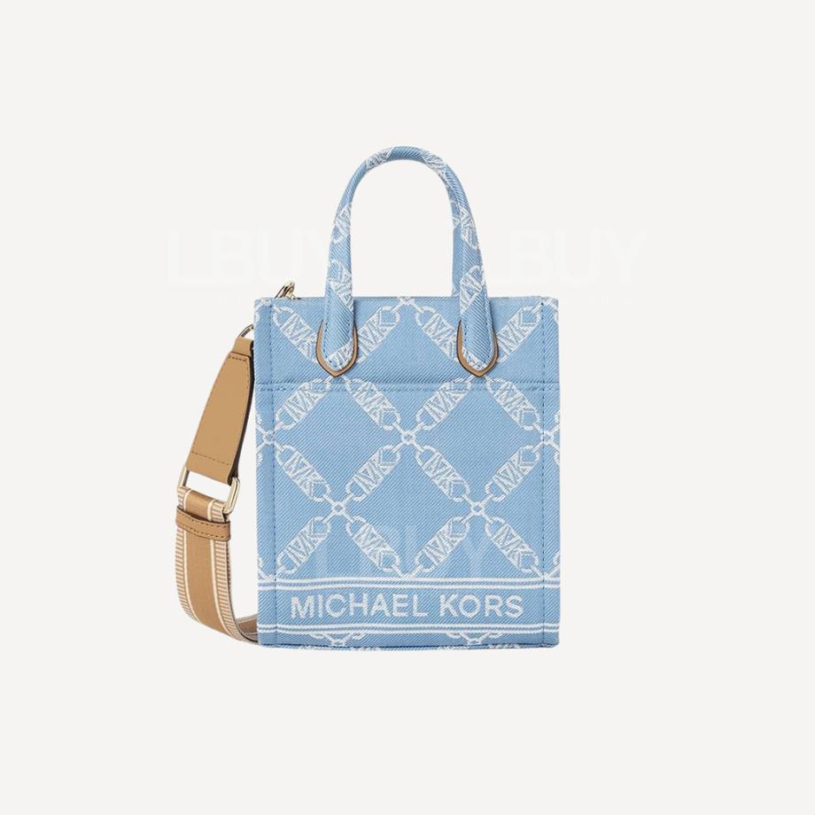 Michael kors Denim jacquard tote bag 32R4G3GC4U