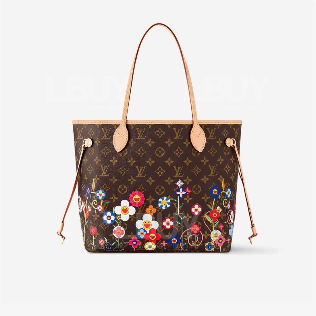 Louis Vuitton x Murakami 村上隆 花花 Neverfull MM手袋 M13271