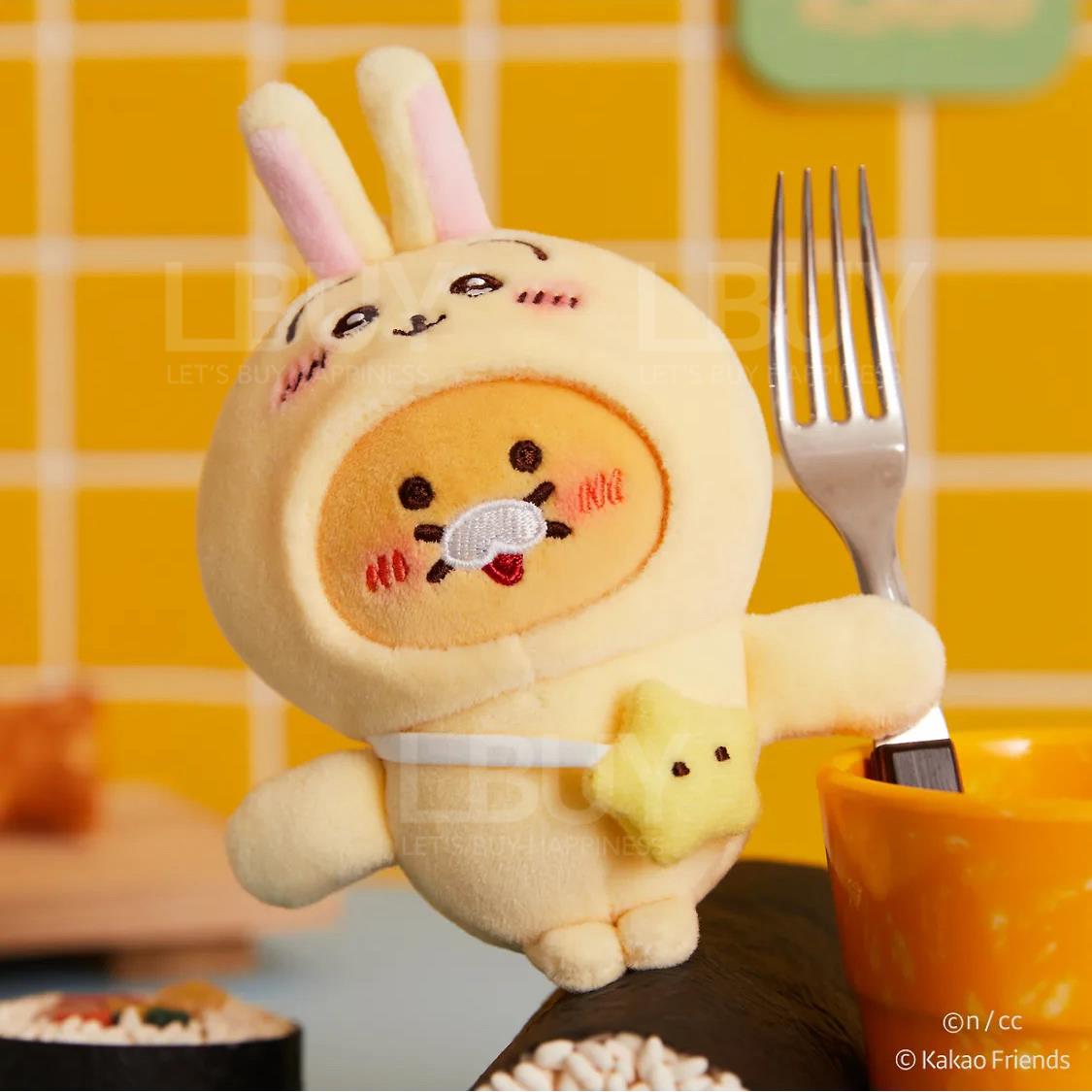Chiikawa x Kakao Friends 联名系列毛公仔吊饰 兔兔