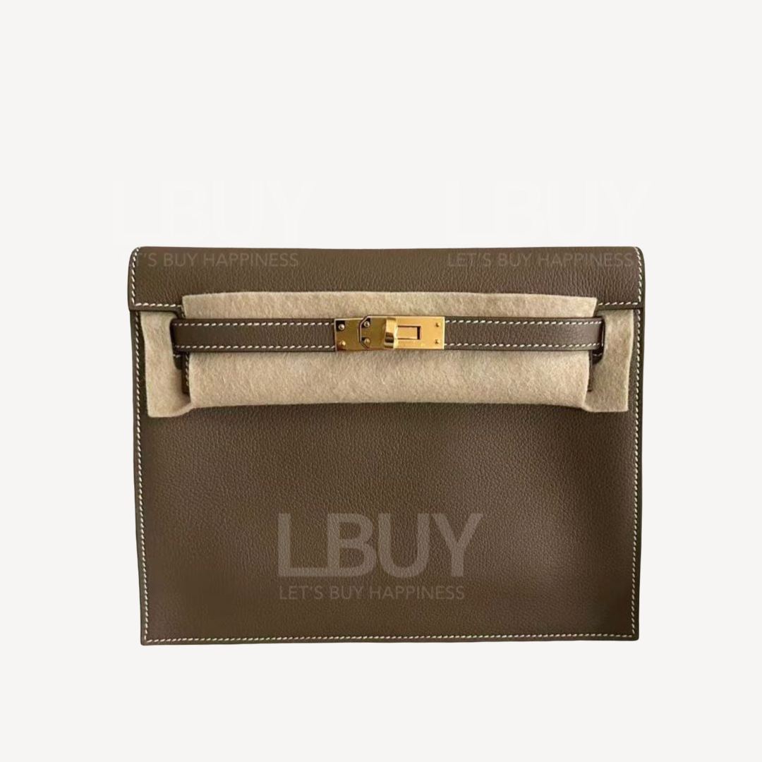 Hermes Kelly Danse 大象灰 金扣