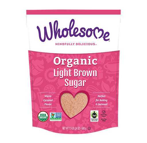 Wholesome Organic Light Brown Sugar 24oz