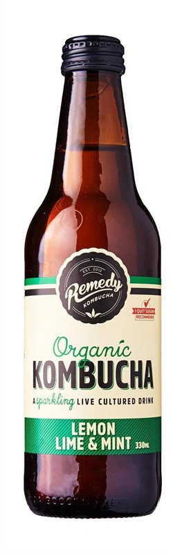 Remedy Drinks 有機紅茶菌 (康普茶) - 薄荷檸檬味 330ml